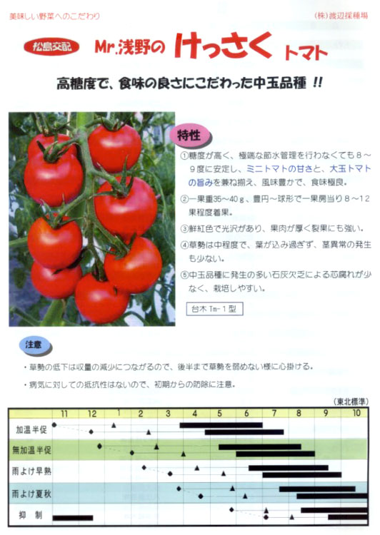 Mr.浅野のけっさくトマト（株）渡辺採種場
